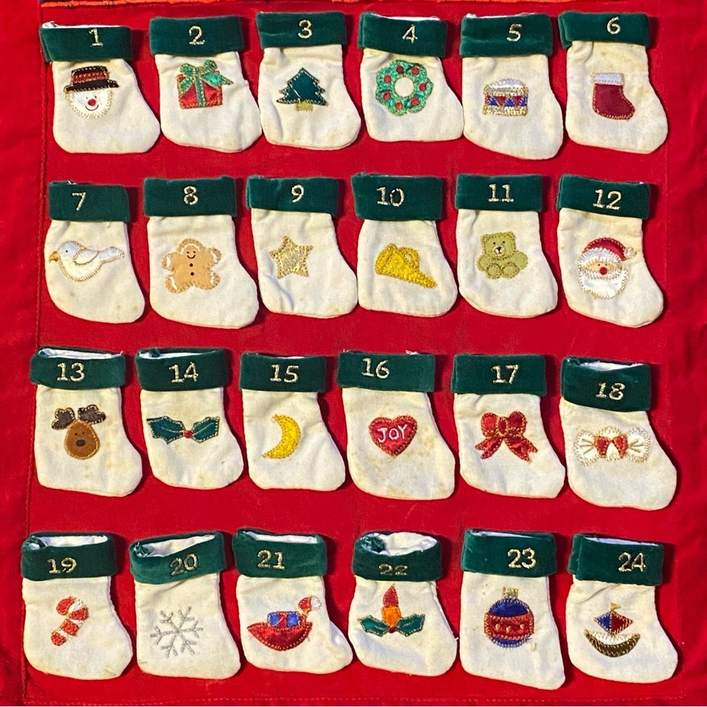 Vintage Christmas Advent Calendar